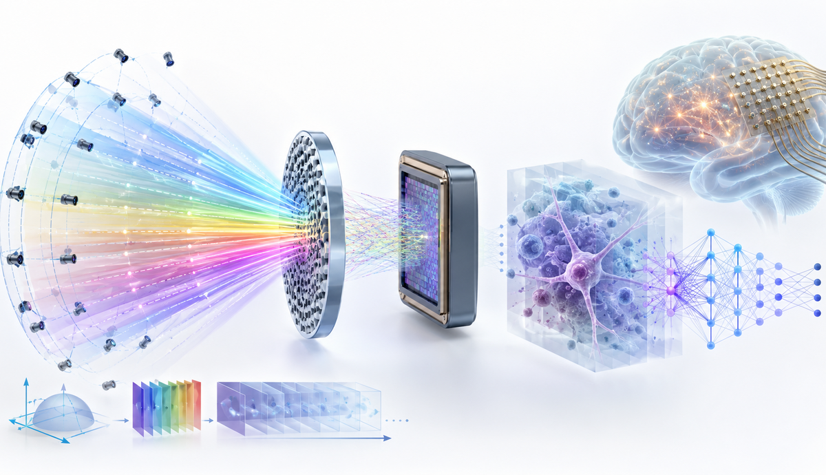 High-dimensional light-field imaging for biological observation and brain-computer interfaces